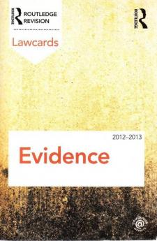 Evidence Lawcards 2012-2013