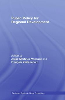 Public Policy for Regional Development