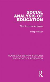Social Analysis of Education