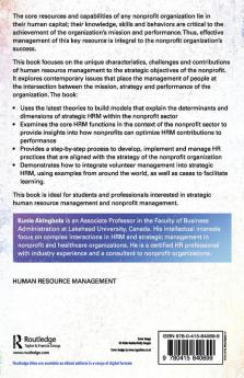 Managing Human Resources for Nonprofits