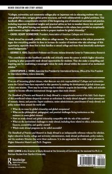 Handbook of Practice and Research in Study Abroad