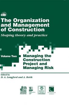 The Organization and Management of Construction