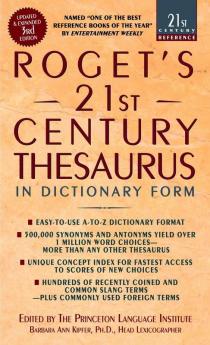 Roget's 21st Century Thesaurus Third Edition