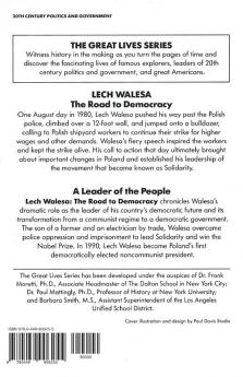 Lech Walesa: The Road to Democracy (Great Lives)