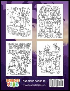 100 Guys and Ghouls Coloring Book for Kids