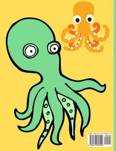 Octopus Coloring Book for Kids: Amazing Octopus Coloring Pages for Kids Boys Girls Activity book with Unique Collection Of Octopus Ocean Fish and more fun elements