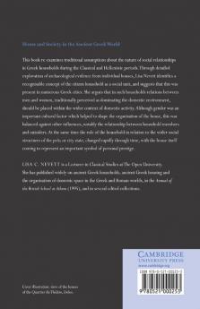 House and Society in the Ancient Greek World