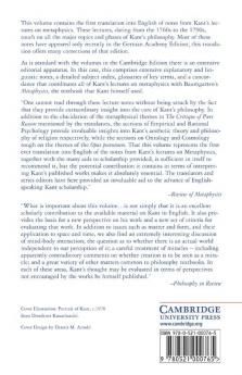 Lectures on Metaphysics