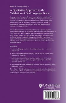 A Qualitative Approach to the Validation of Oral Language Tests