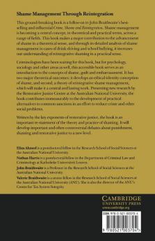 Shame Management Through Reintegration