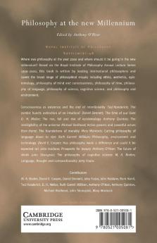 Philosophy at the New Millennium