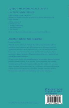 Aspects of Sobolev-Type Inequalities