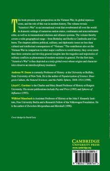 America the Vietnam War and the World