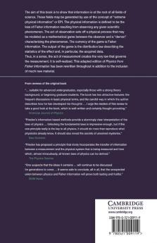 Science from Fisher Information