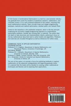 A First Course in Combinatorial Optimization