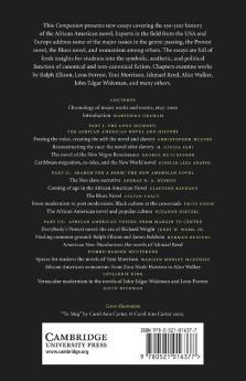 The Cambridge Companion to the African American Novel