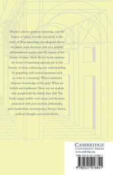 The Logic of the History of Ideas