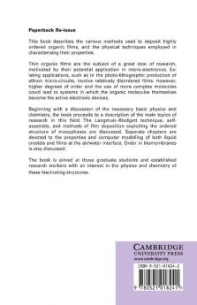 Order in Thin Organic Films