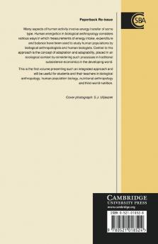 Human Energetics in Biological Anthropology