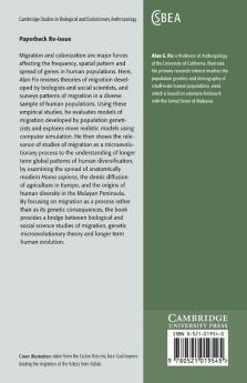 Migration and Colonization in Human Microevolution