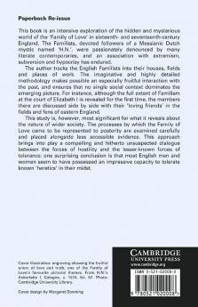 The Family of Love in English Society 1550 1630