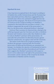 The Theme of Jewish Persecution of Christians in the Gospel According to St Matthew
