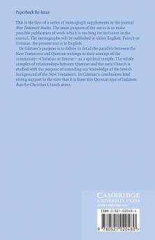 The Temple and the Community in Qumran and the New Testament