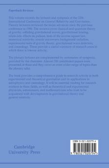 General Relativity and Gravitation 1989