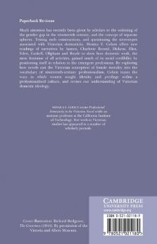 Professional Domesticity in the Victorian Novel