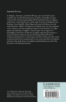 Religion Toleration and British Writing 1790 1830