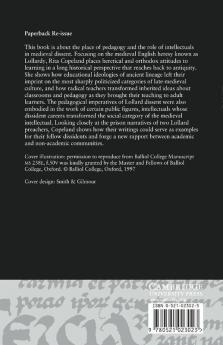 Pedagogy Intellectuals and Dissent in the Later Middle Ages