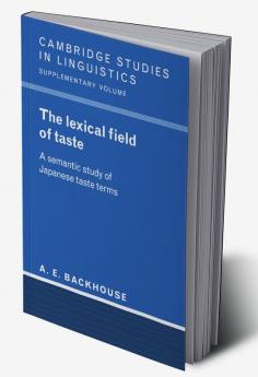 The Lexical Field of Taste