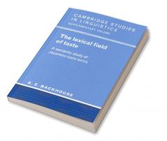 The Lexical Field of Taste