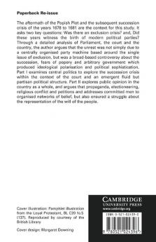 Politics and Opinion in Crisis 1678 81