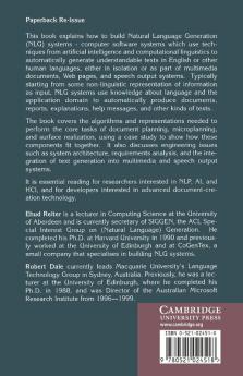Building Natural Language Generation Systems