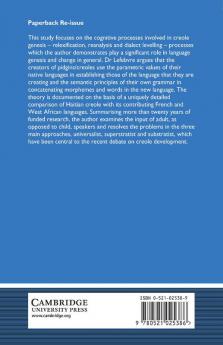 Creole Genesis and the Acquisition of Grammar