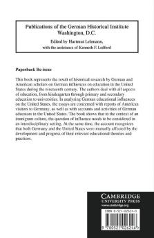 German Influences on Education in the United States to 1917