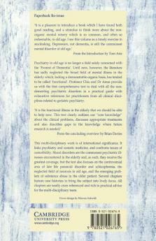 Functional Psychiatric Disorders of the Elderly