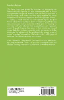 British Satire and the Politics of Style 1789 1832