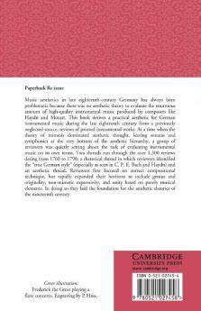 German Music Criticism in the Late Eighteenth Century
