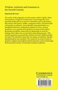 Wisdom Authority and Grammar in the Seventh Century