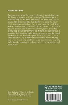 Webern and the Transformation of Nature