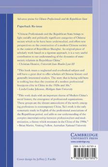 Chinese Professionals and the Republican State