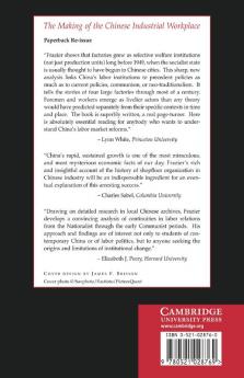 The Making of the Chinese Industrial Workplace