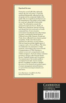 Concert Life in London from Mozart to Haydn