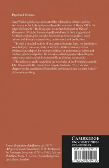 The Politics of Performance in Early Renaissance Drama