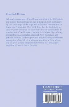 Jewish Communities in Asia Minor