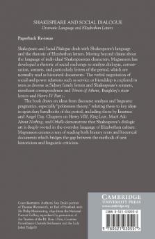 Shakespeare and Social Dialogue