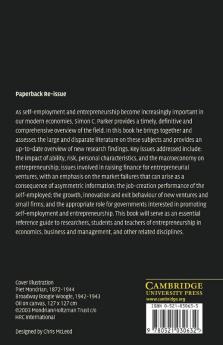 The Economics of Self-Employment and Entrepreneurship