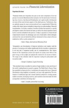 Financial Liberalization